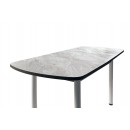 Стол ВВР Раздвижной пластиковый Лавант/белый прямой 110-150/70